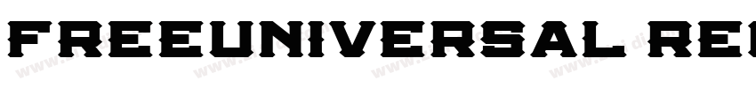 FreeUniversal Regula字体转换